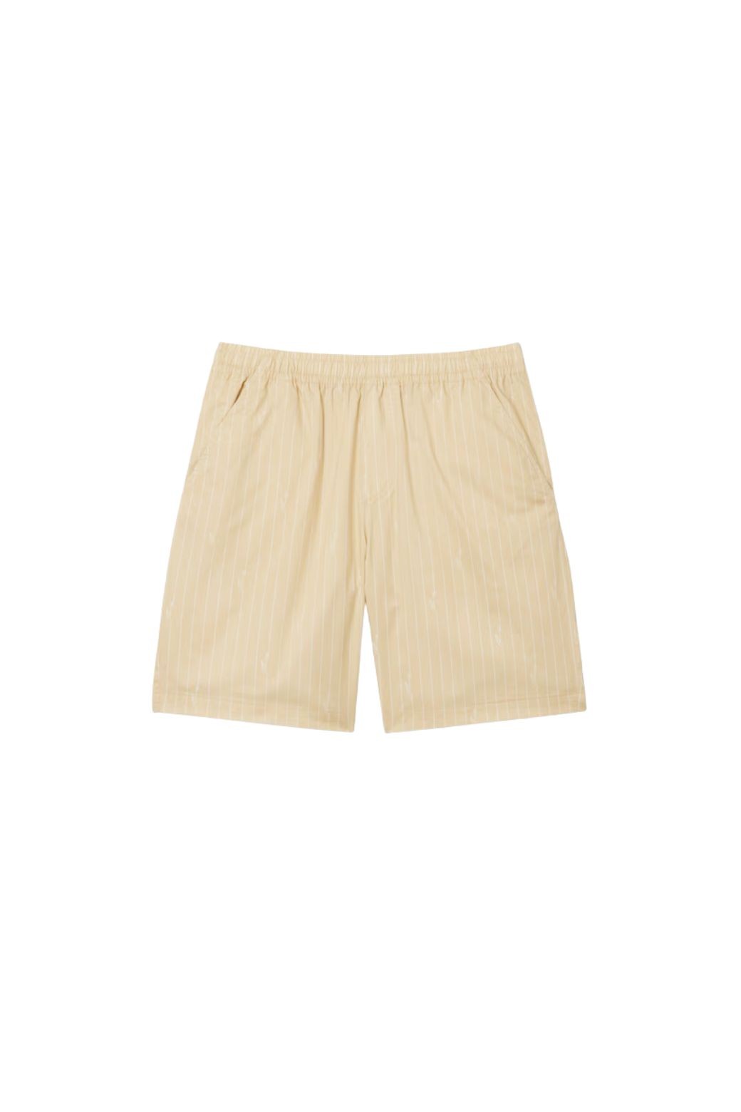 Bermuda Lacoste Rayas Estampado Beige
