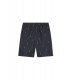 Bermuda Lacoste Rayas Estampado Negra