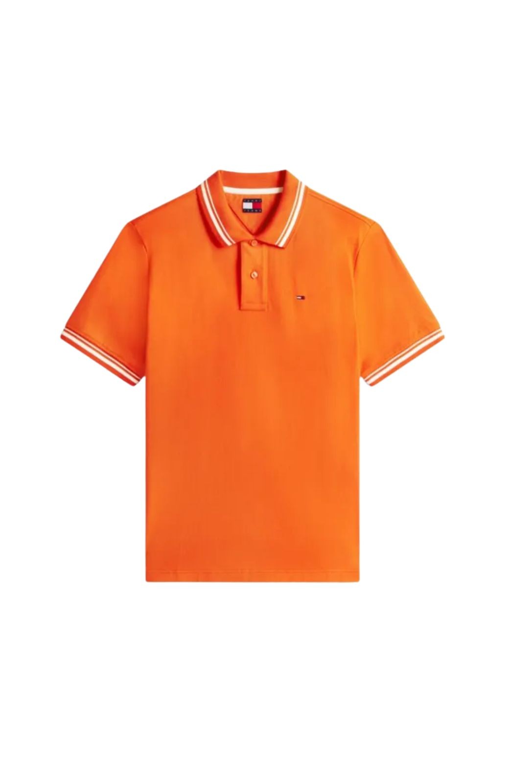 Polo Tommy Jeans Tipped Rojo