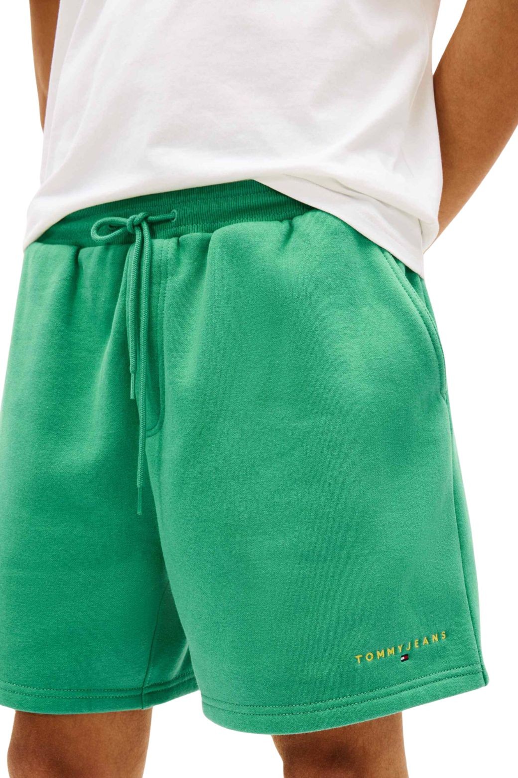 Bermuda Tommy Jeans Contrast Linear Verde