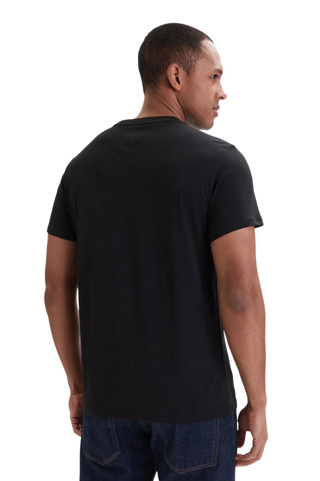 Camiseta Tommy Jeans Slim Signature Negra