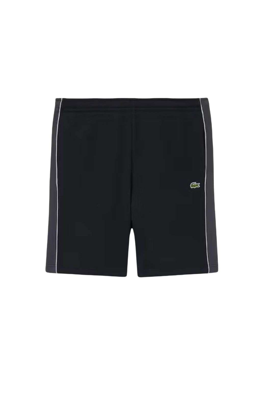 Bermuda Lacoste Colorblock Negra y Gris