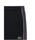 Bermuda Lacoste Colorblock Negra y Gris