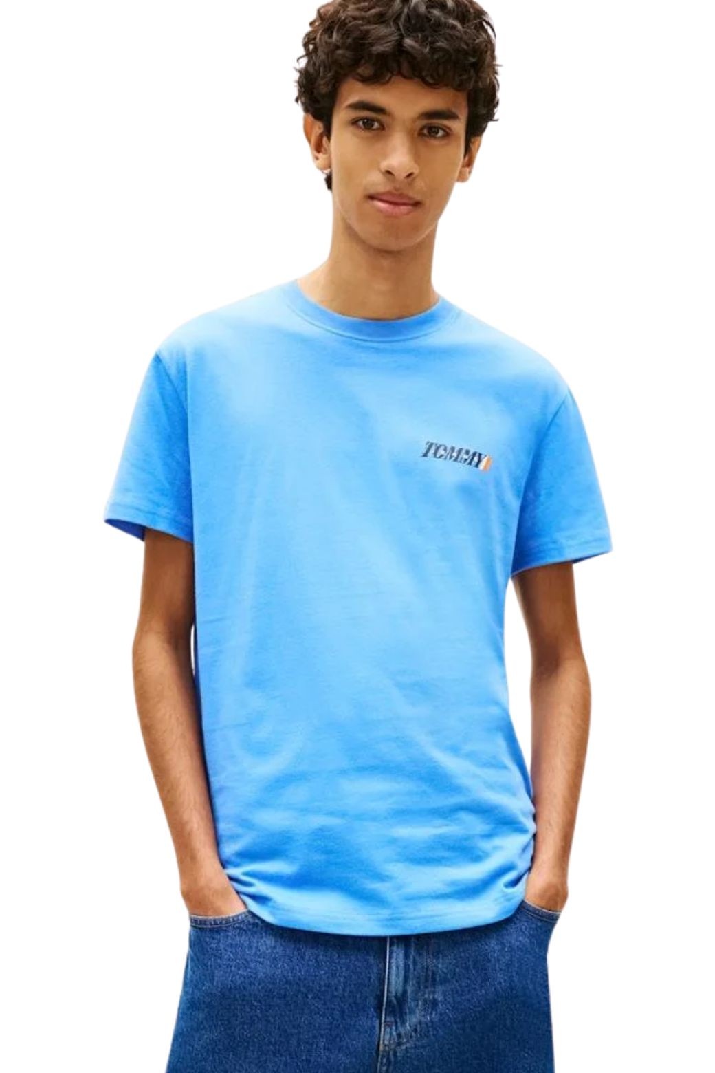 Camiseta Tommy Jeans Regular Vintage Azul