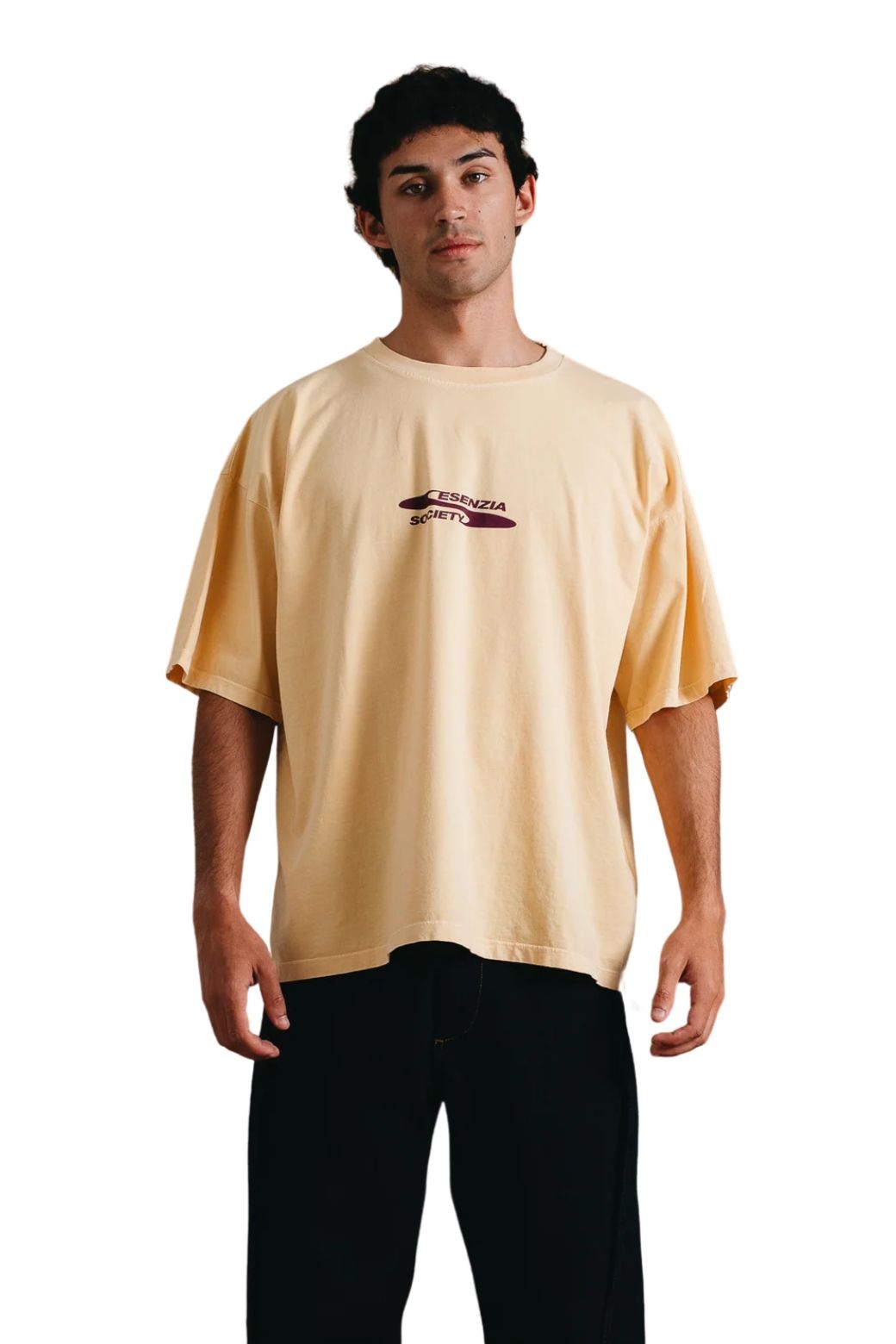 Camiseta Esenzia Graphic Tee Amarilla