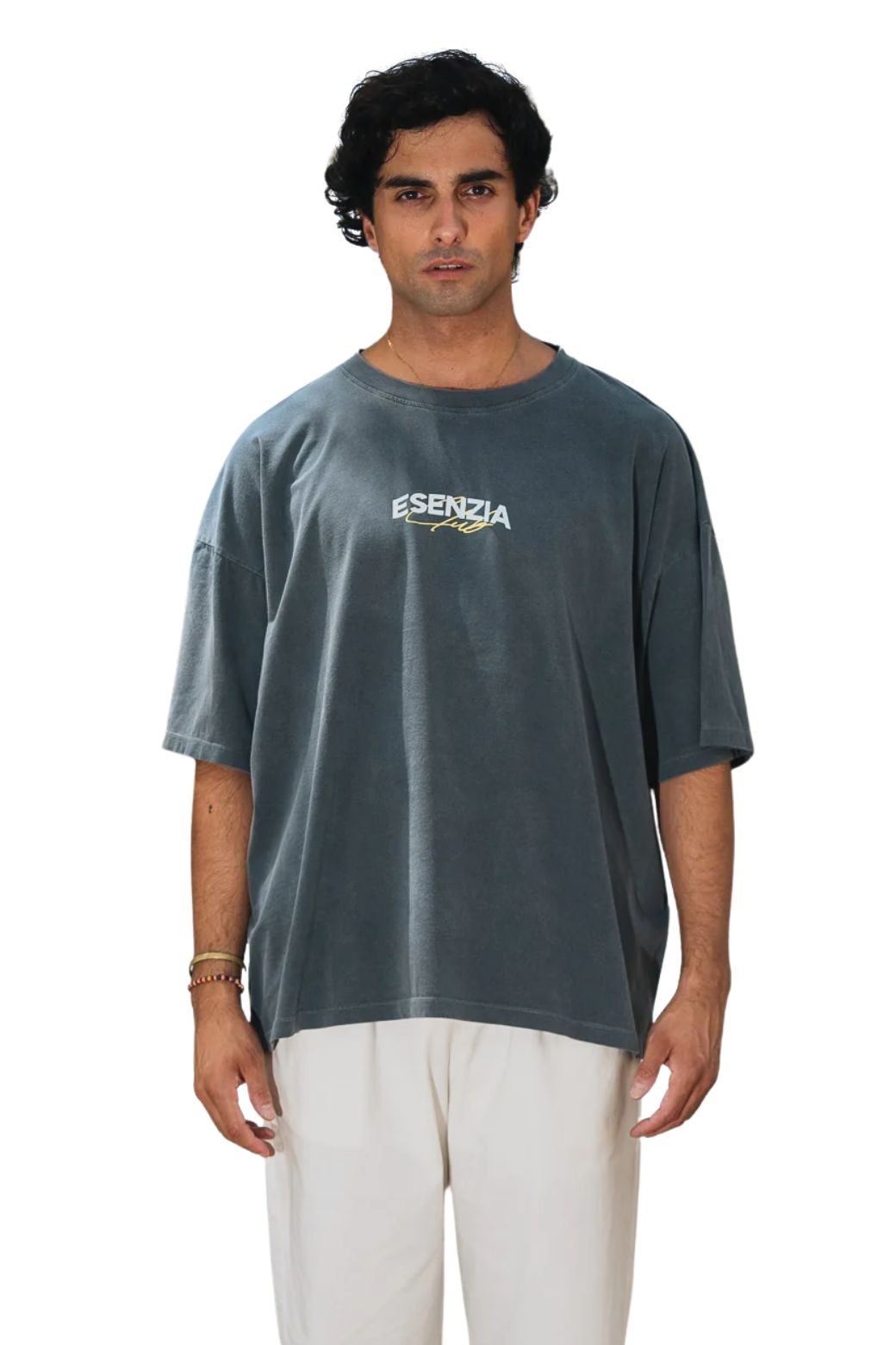 Camiseta Esenzia Midnight Signature Tee Gris