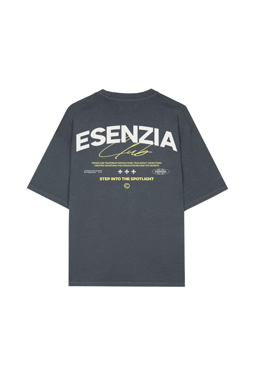 Camiseta Esenzia Midnight Signature Tee Gris
