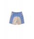Bermudas We Are Not Friends Bicolor Beige y Azul