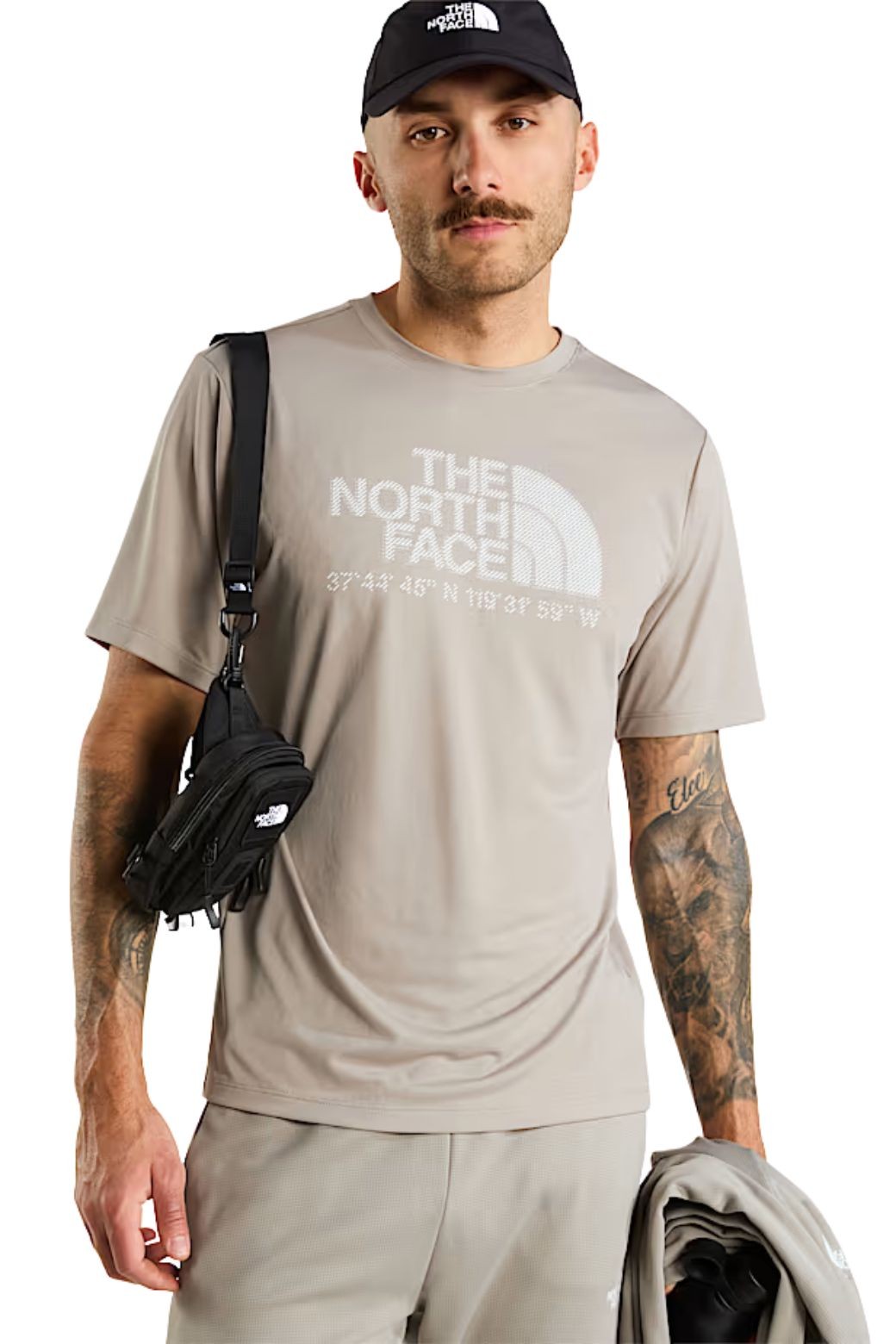 Camiseta The North Face Estampado 24/7 Beige