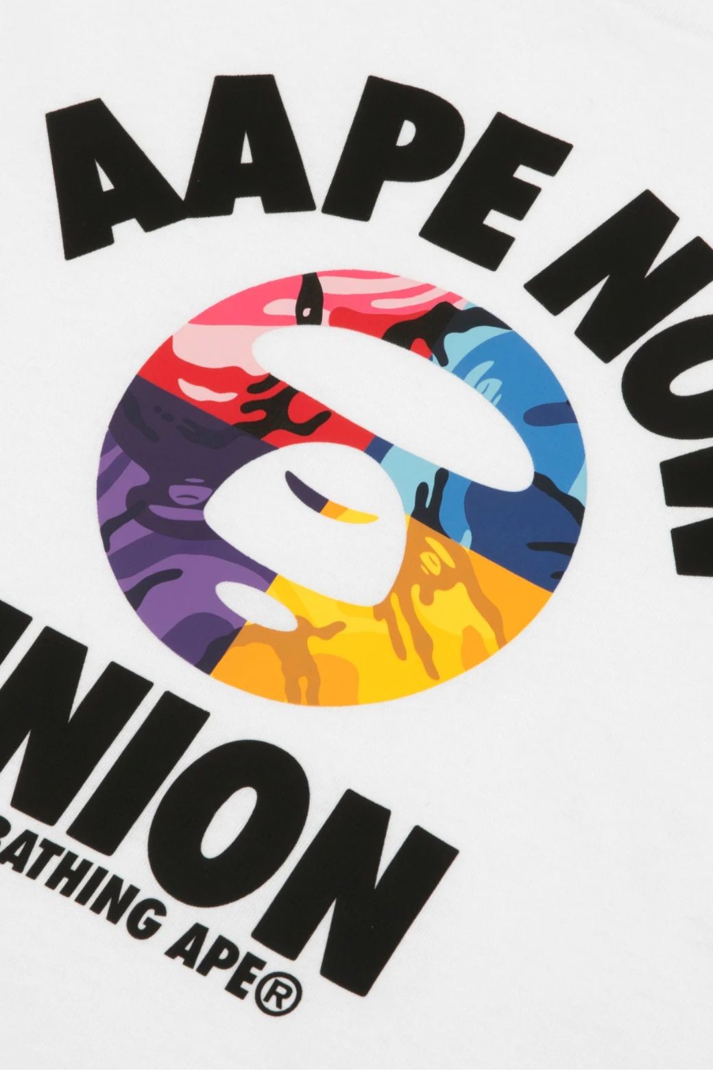 Camiseta AAPE Now Union Blanca