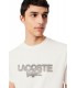 Camiseta Lacoste Estampada Blanca
