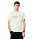 Camiseta Lacoste Estampada Blanca
