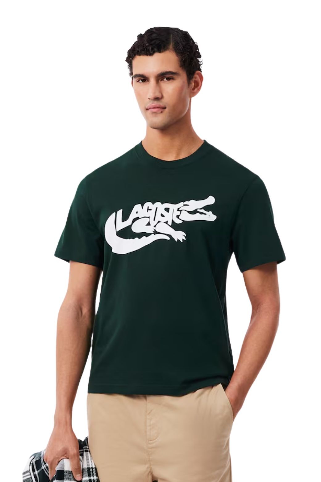 Camiseta Lacoste Classic Printed Verde
