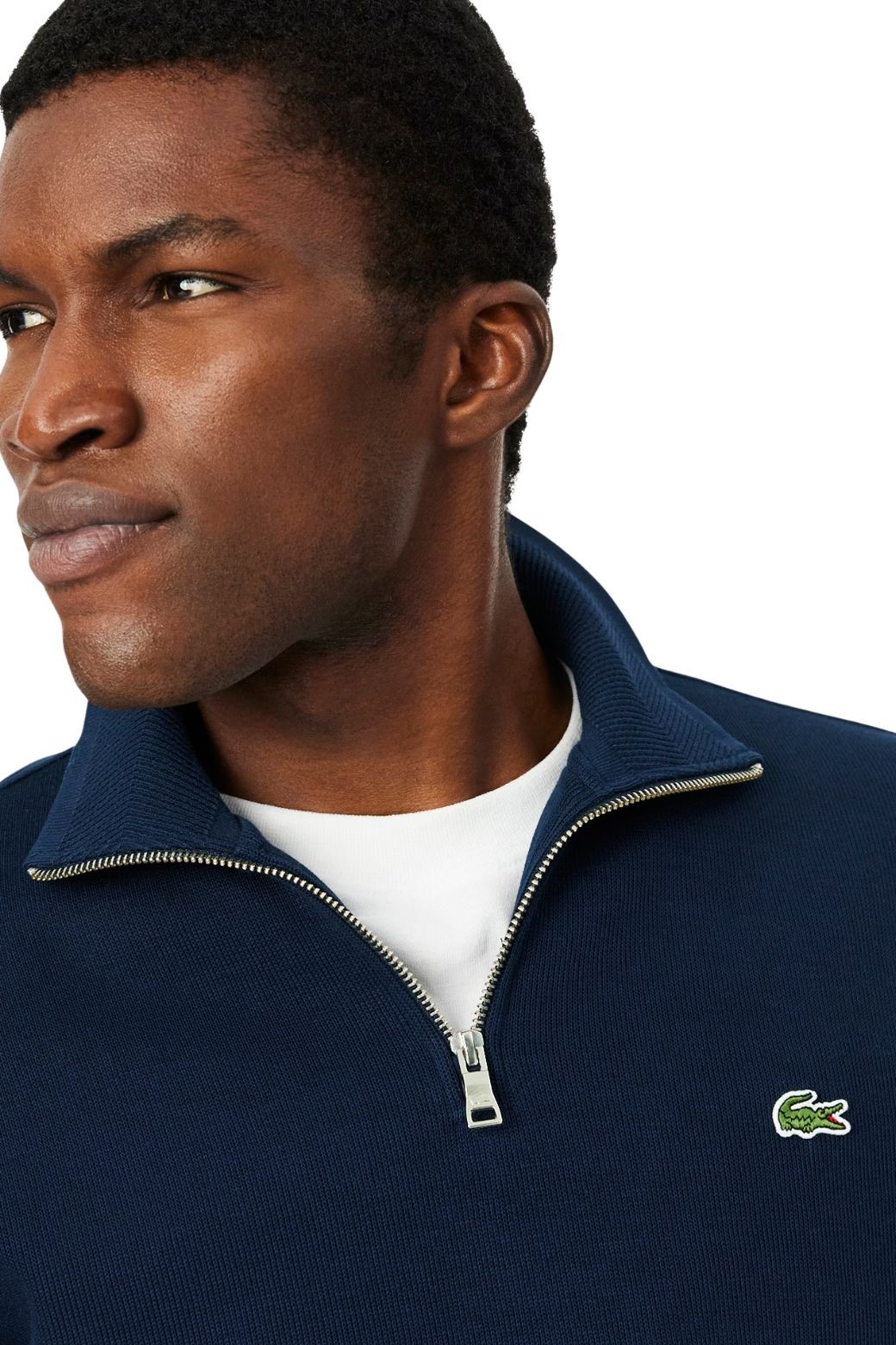 Chaqueta Lacoste Interlock Azul Marino