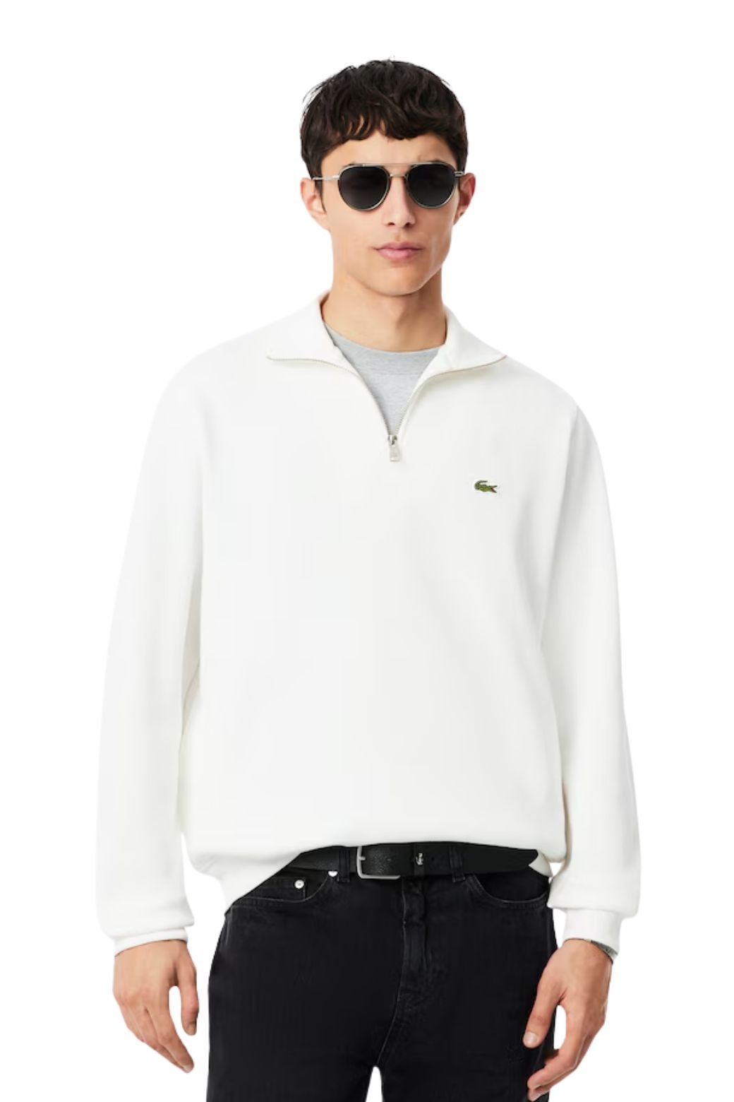 Chaqueta Lacoste Interlock Blanca