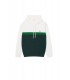 Sudadera Lacoste Colorblock Blanca y Verde