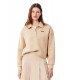 Sudadera Lacoste Oversize Polo Beige