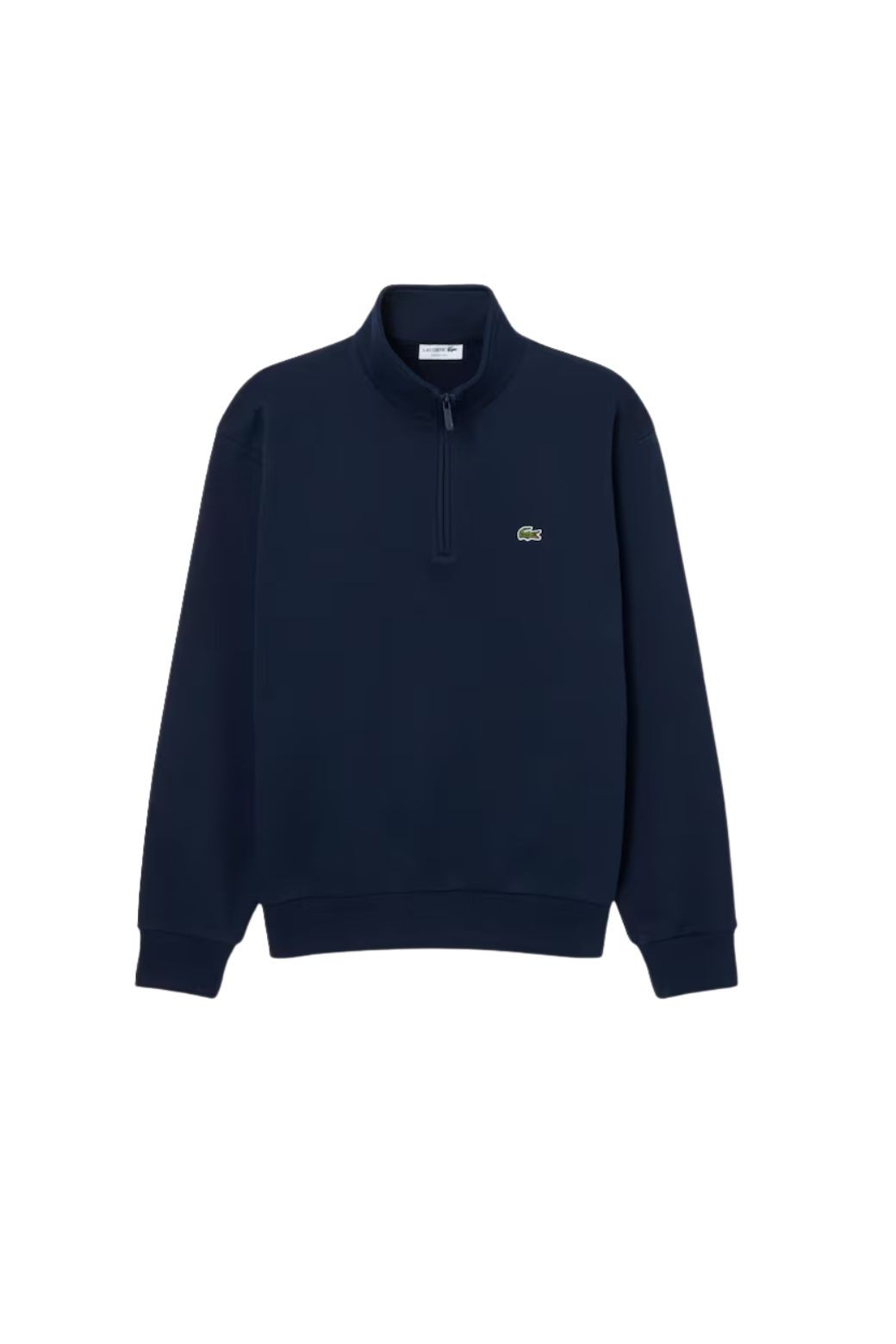 Chaqueta Lacoste Cremallera Felpa Azul Marino