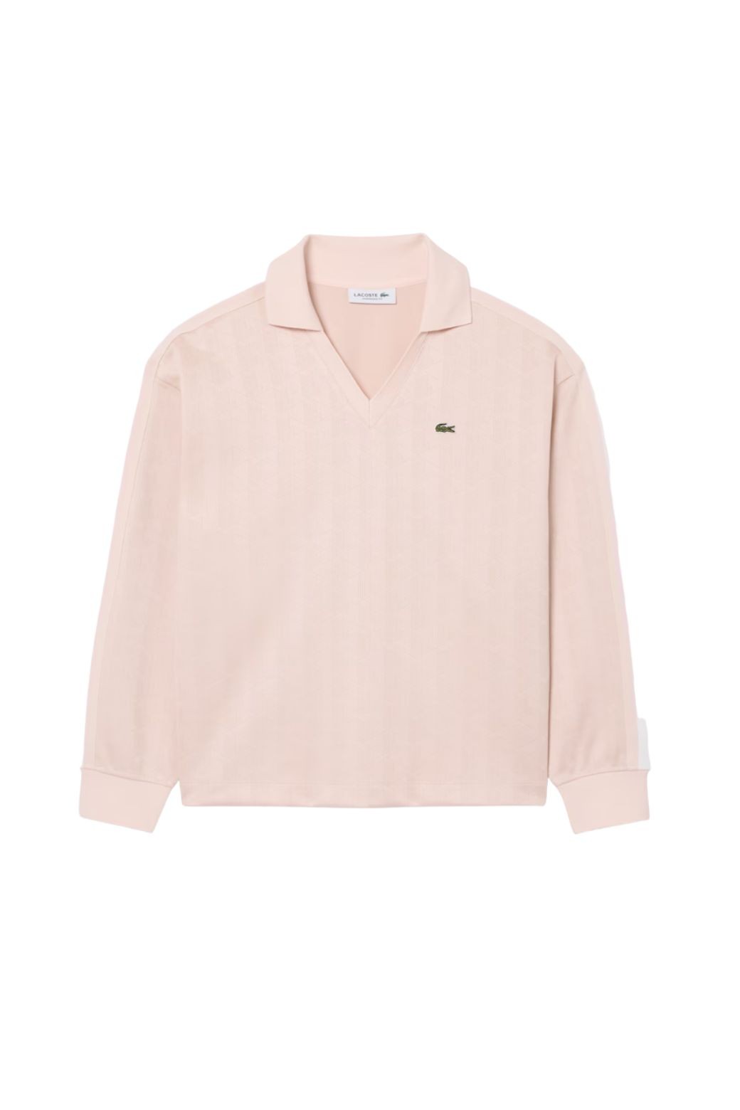 Polo Lacoste Oversized Rosa