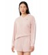 Polo Lacoste Oversized Rosa