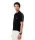 Polo Lacoste Franjas Negro