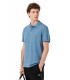 Polo Lacoste Franjas Azul