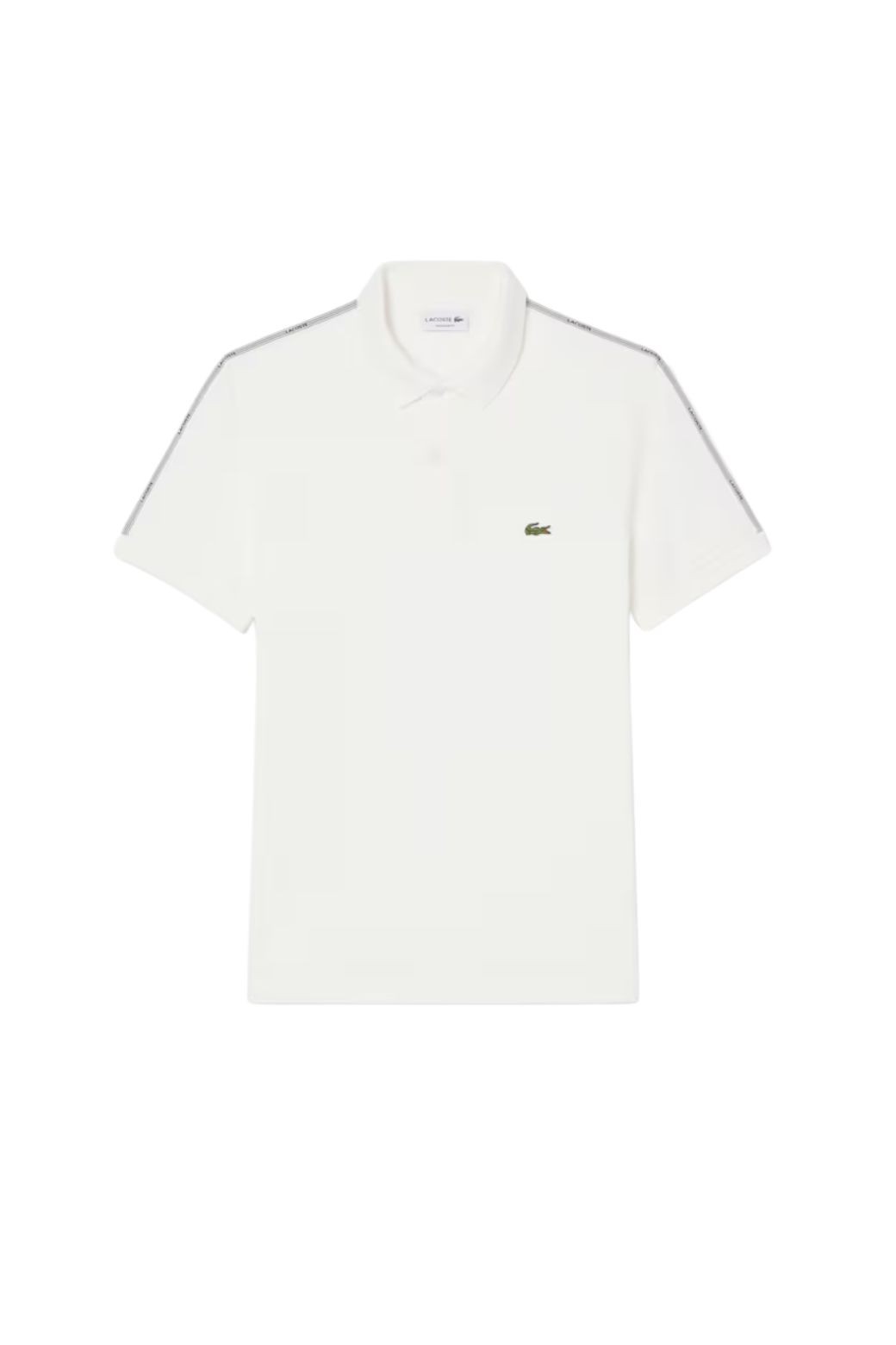 Polo Lacoste Franjas Blanco