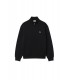 Chaqueta Lacoste Cremallera Felpa Negra
