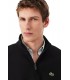 Chaqueta Lacoste Cremallera Felpa Negra