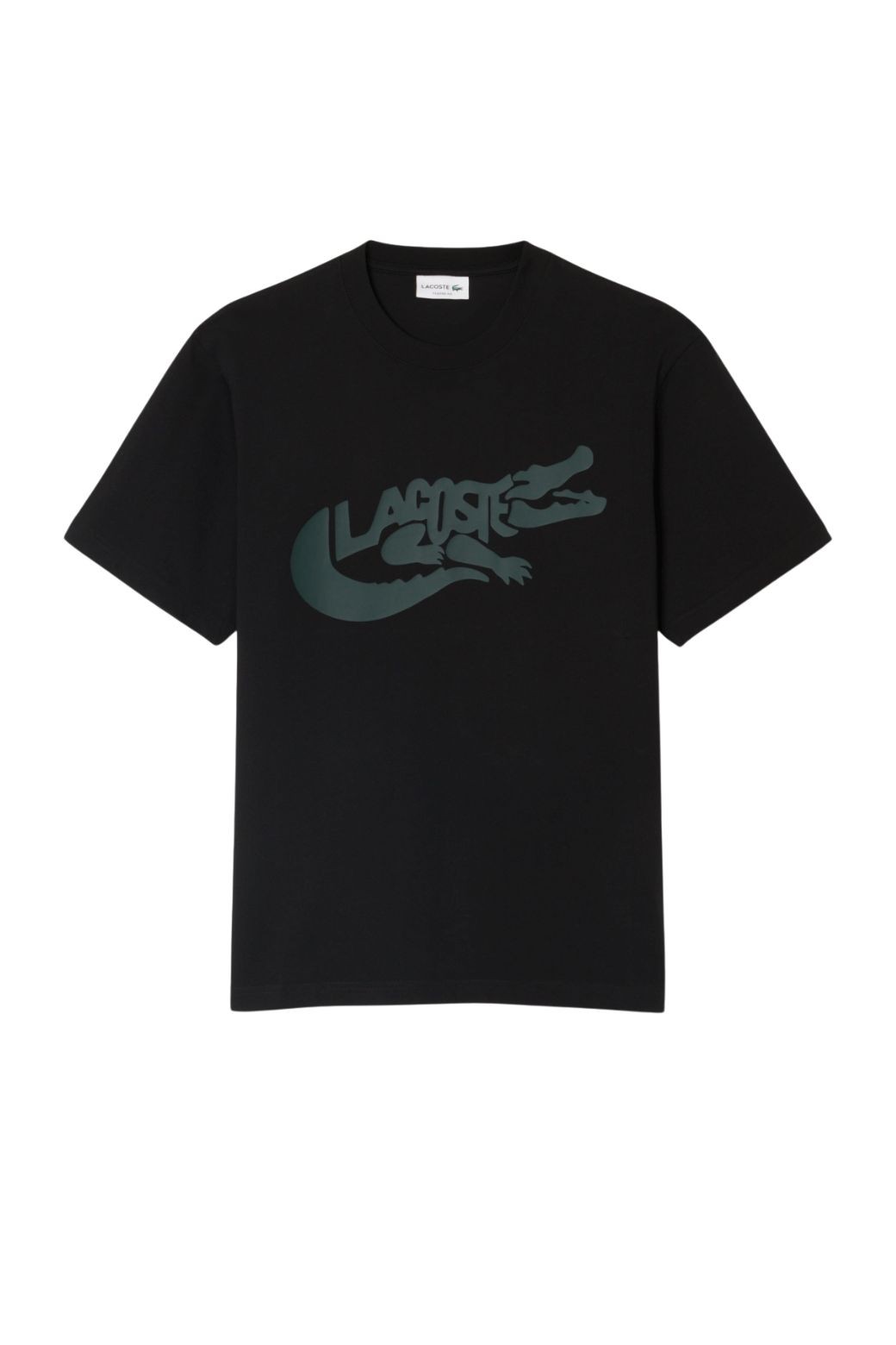 Camiseta Lacoste Classic Printed Negra