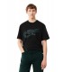 Camiseta Lacoste Classic Printed Negra