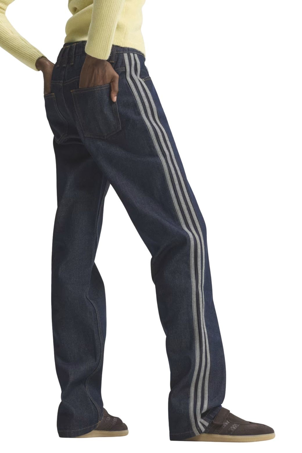 Pantalon Adidas W Firebird Denim Azul