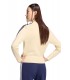 Chaqueta Adidas W Knitted Firebird Beige