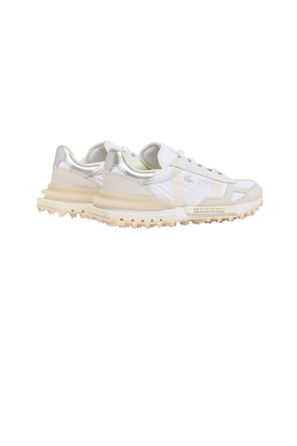 Zapatillas Lacoste Elite Active Blancas y Plata