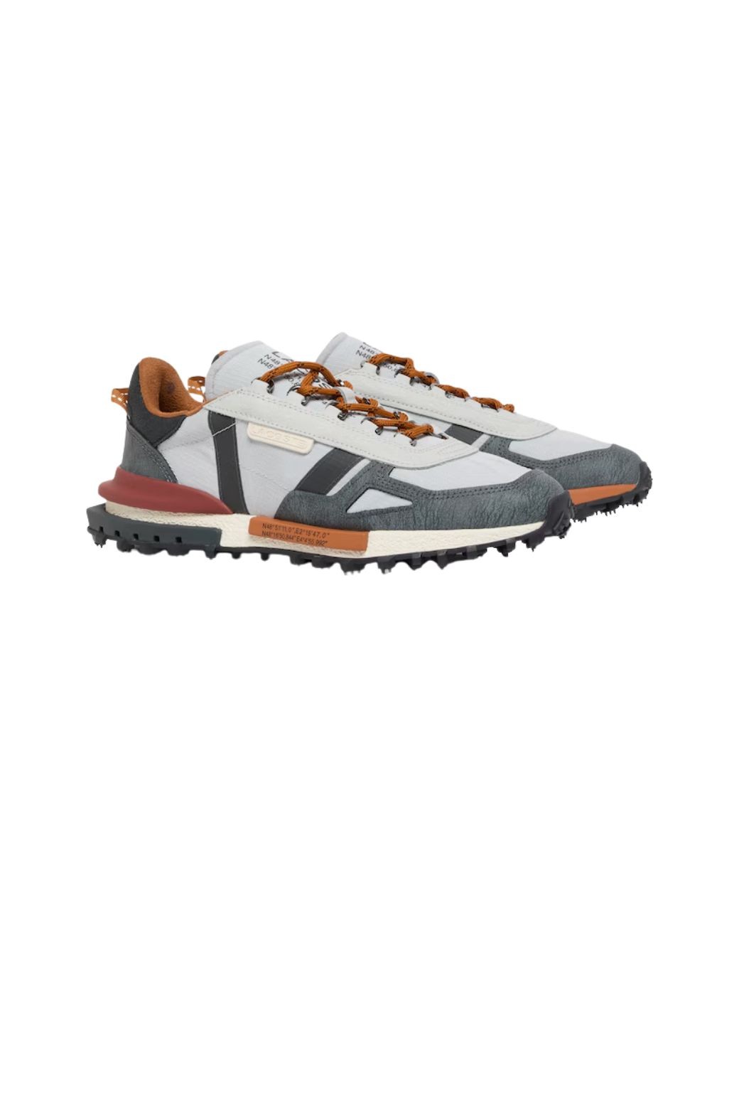 Zapatillas Lacoste Elite Active Gris y Naranja