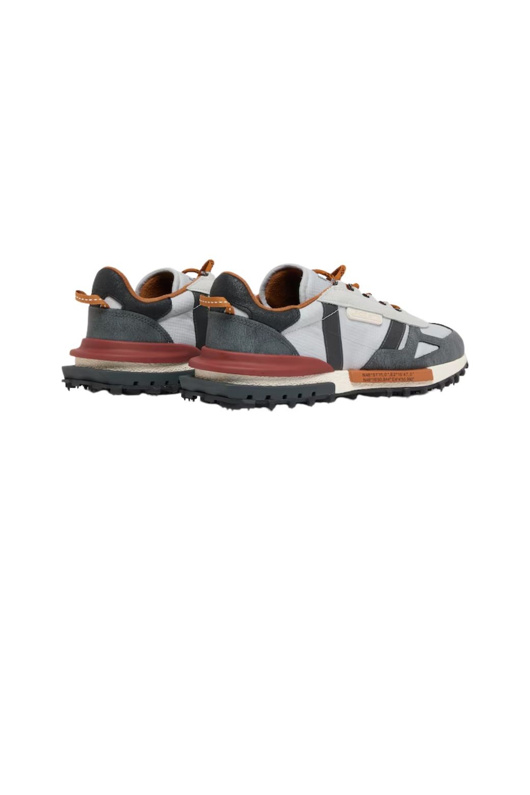 Zapatillas Lacoste Elite Active Gris y Naranja
