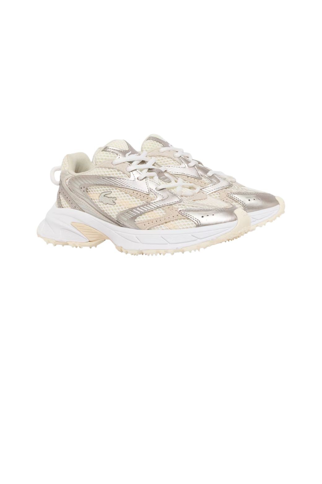 Zapatillas Lacoste L003 Neo Shot Blanca y Plata