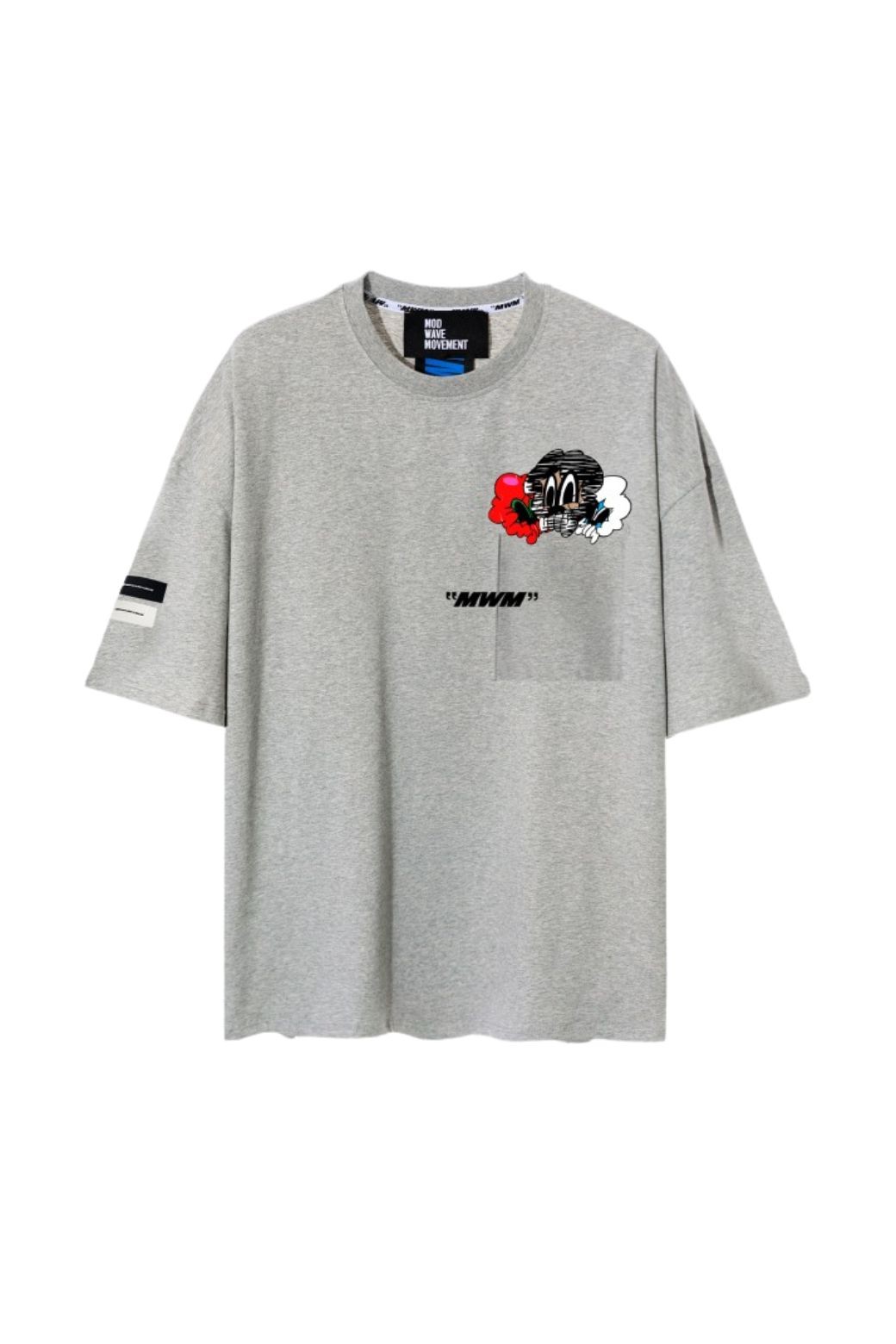 Camiseta MWM Vanguards Dog Pocket Gris