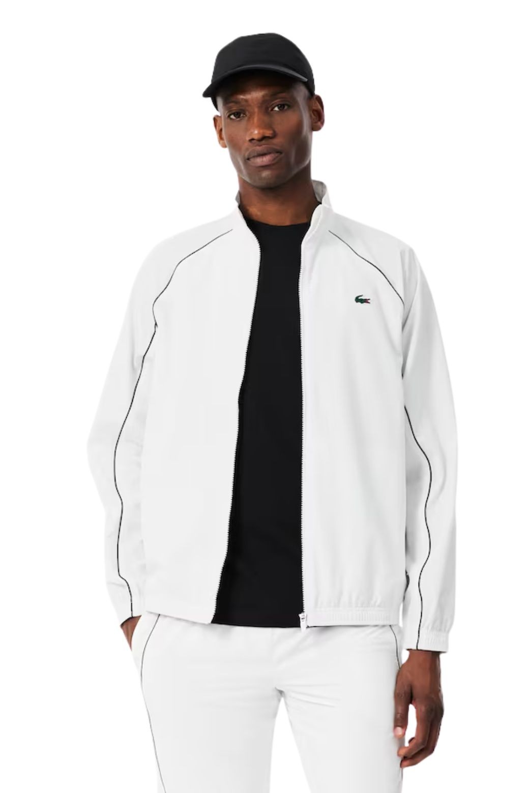 Chaqueta Lacoste Hidrofuga Gris