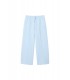 Pantalon Lacoste Wide Fit Celeste