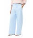 Pantalon Lacoste Wide Fit Celeste