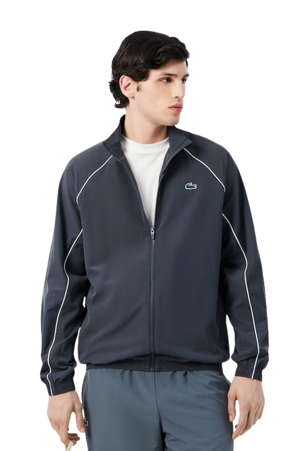 Chaqueta Lacoste Hidrofuga Gris oscuro