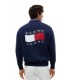 Sudadera Tommy Jeans Wavy Flag Azul Marino