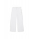 Pantalon Lacoste Wide Fit Blanco