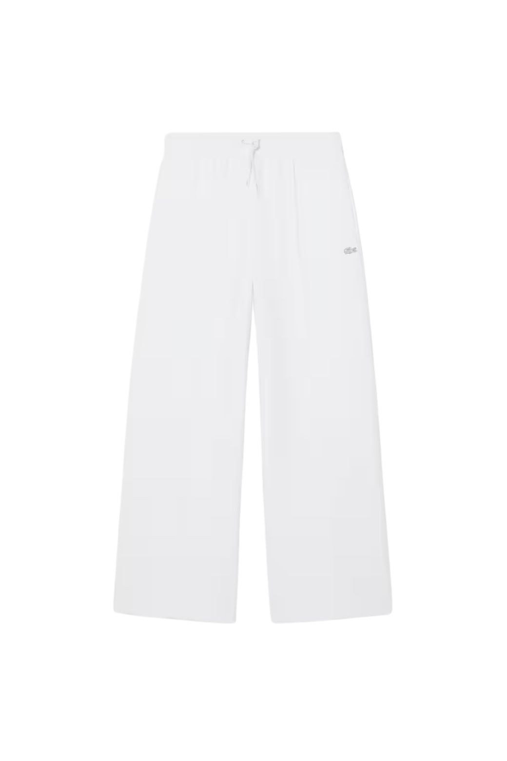 Pantalon Lacoste Wide Fit Blanco