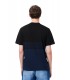 Camiseta Lacoste Colorblock Negra y Azul marino