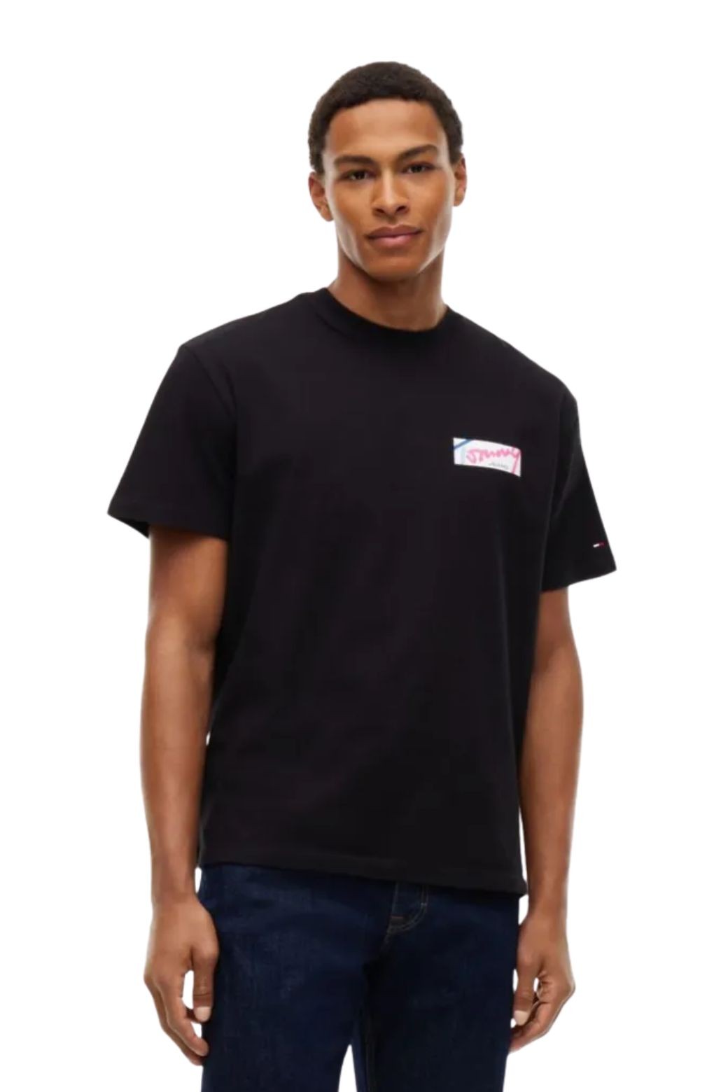 Camiseta Tommy Jeans Signature Negra