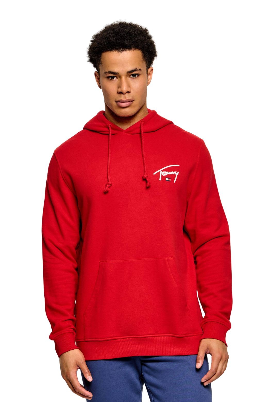 Sudadera Tommy Jeans Entry Signature Roja