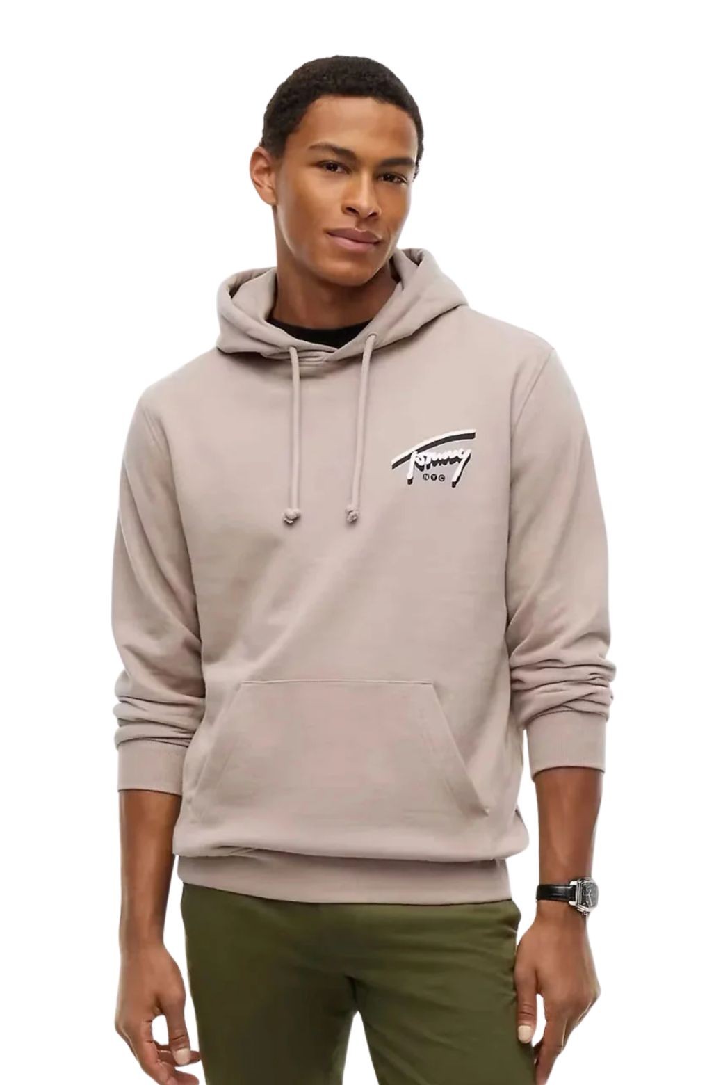 Sudadera Tommy Jeans Signature Beige