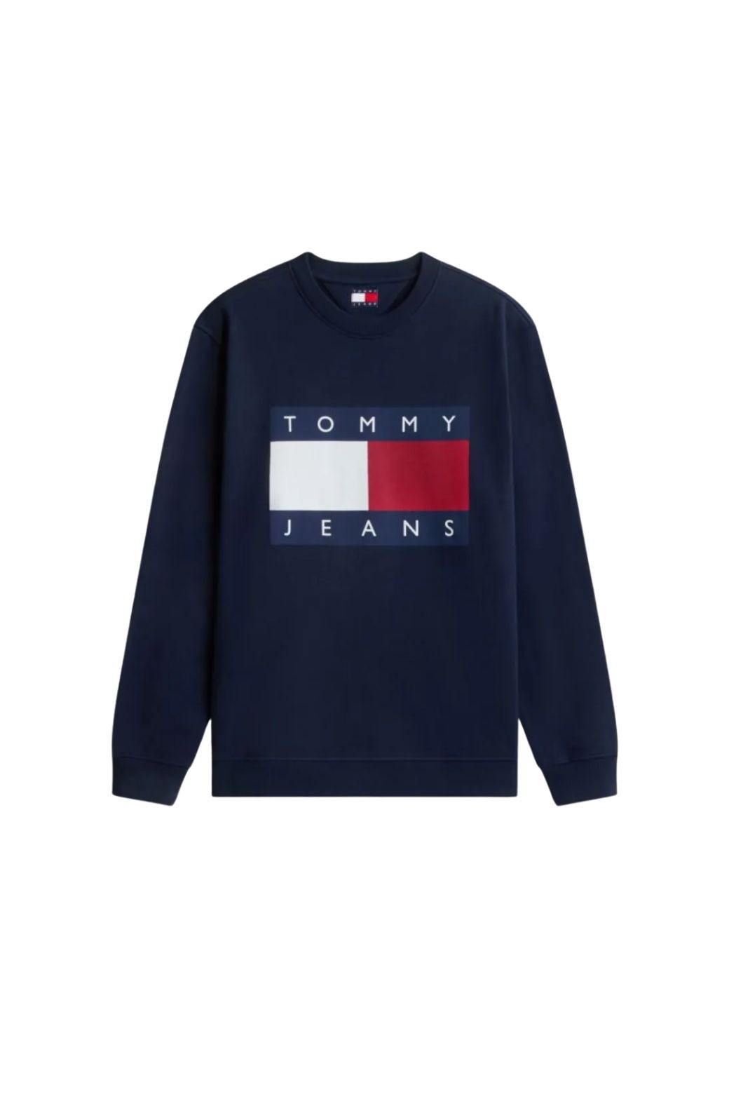 Sudadera Tommy Jeans Big Flag Azul Marino